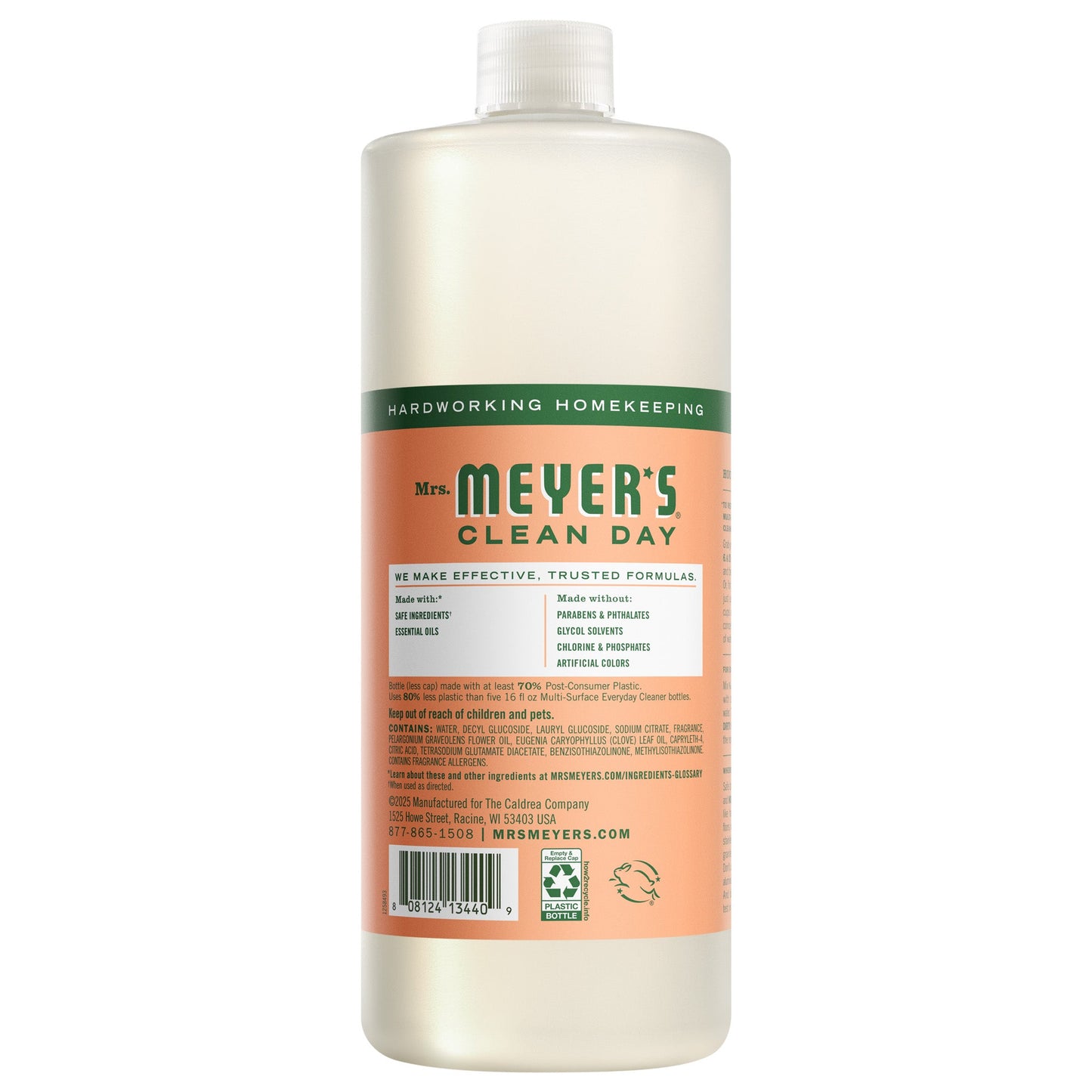 Mrs. Meyers Geranium Multi - Surface Concentrate - for Easy Refilling