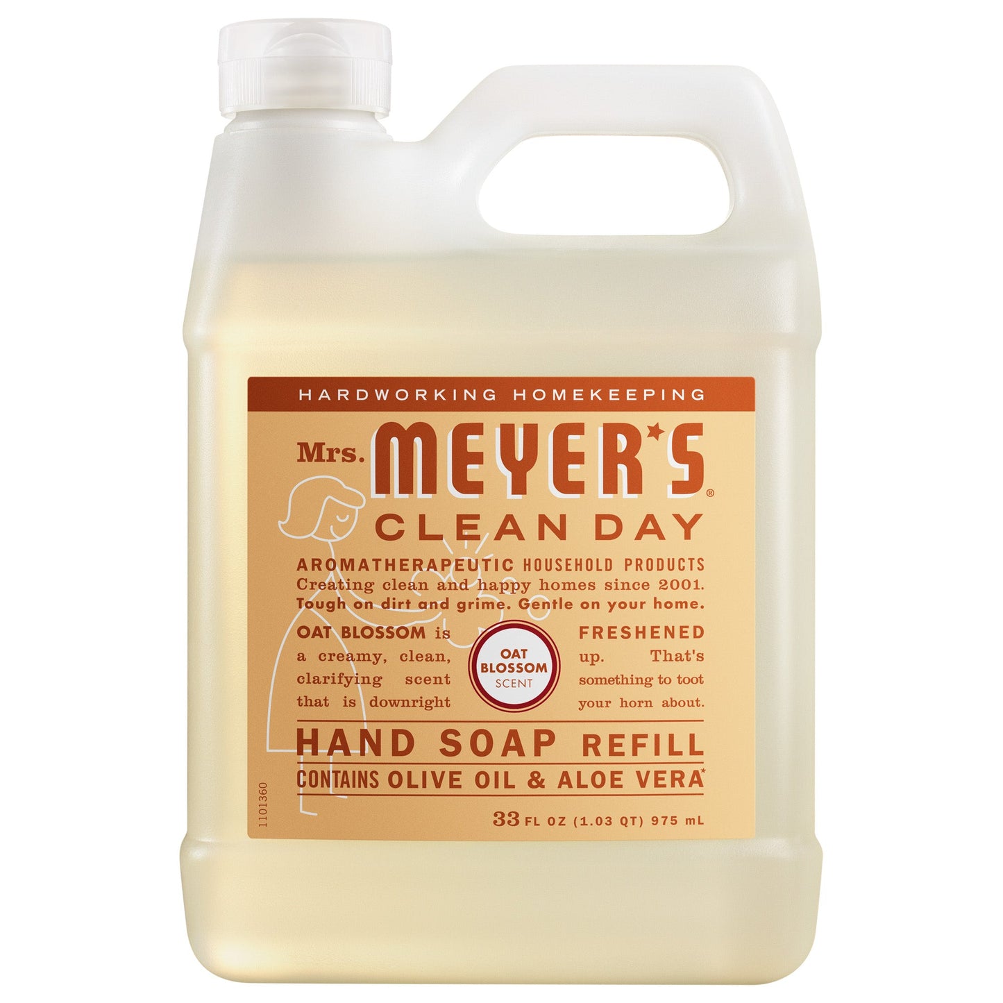 Mrs. Meyers Oat Blossom Liquid Hand Soap Refill - for Hand Care
