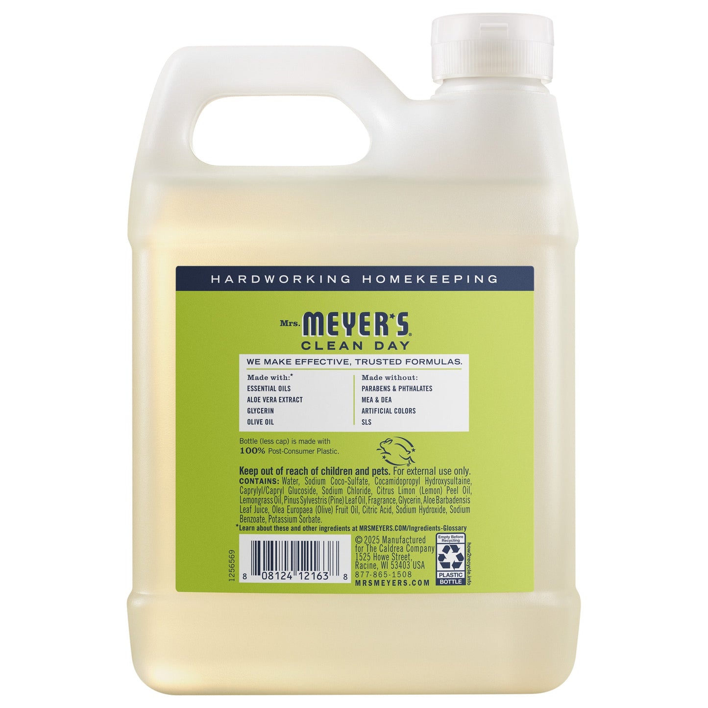 Mrs. Meyers Lemon Verbena Liquid Hand Soap Refill - for Hand Care