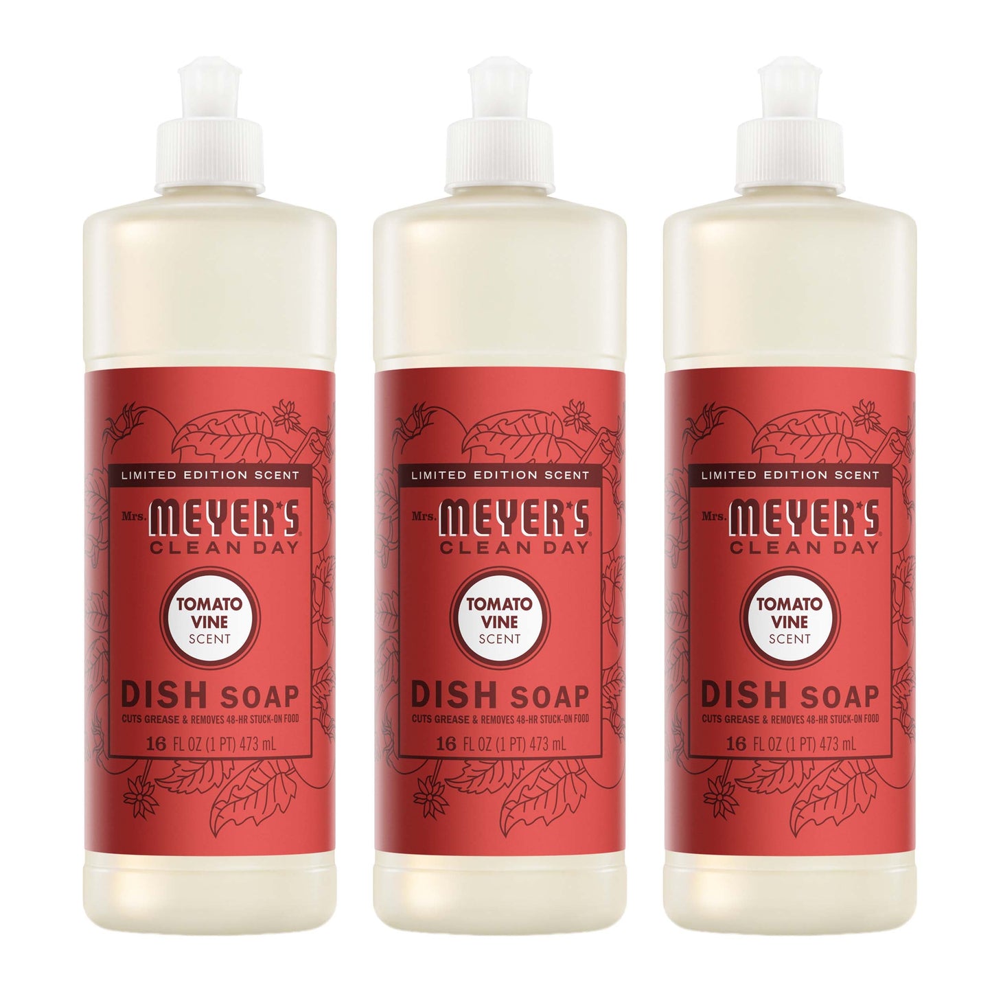 mrs meyers tomato vine dishsoap three count bundle - for Dishwashing