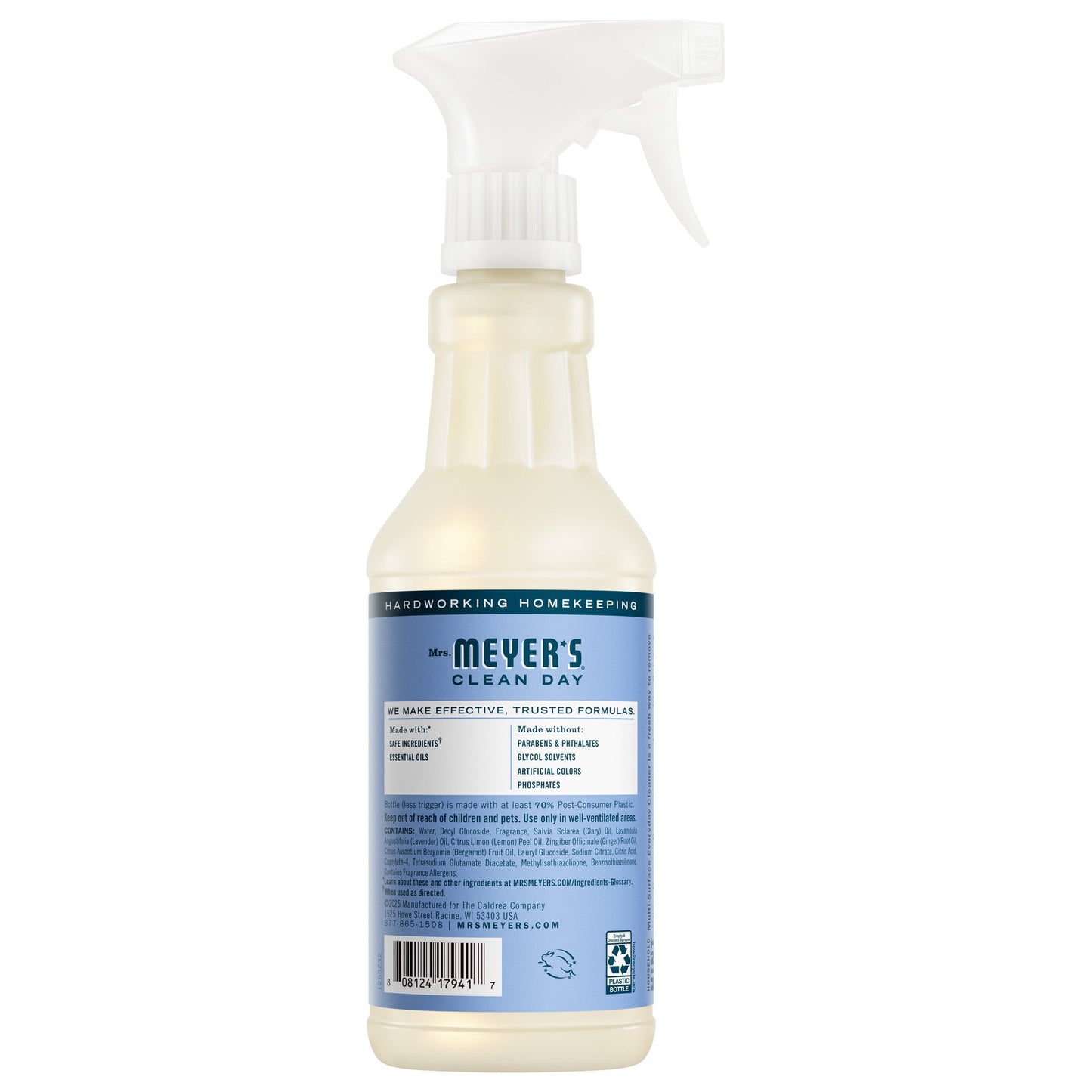 Mrs. Meyers Bluebell Multi - Surface Everyday Cleaner - for Home Cleaning