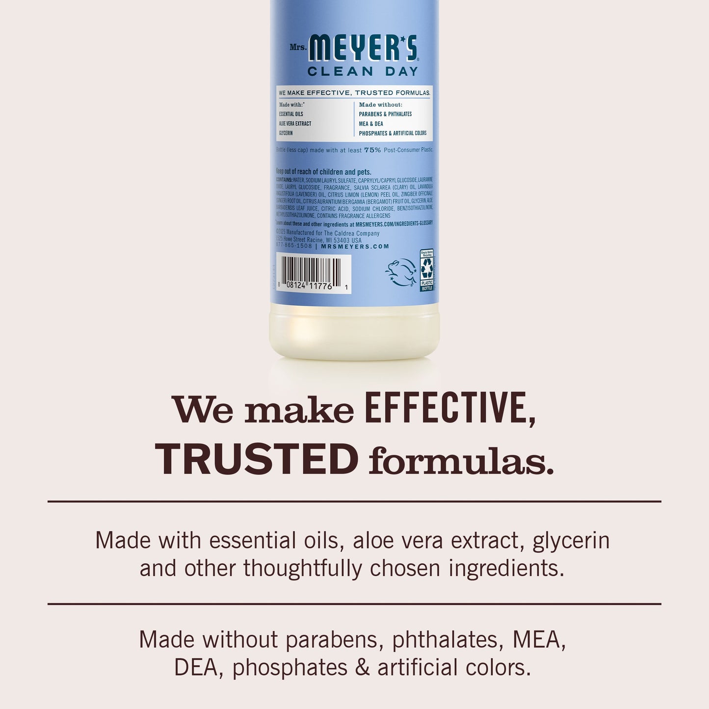 Mrs. Meyers Bluebell Dish Soap - for Dishwashing