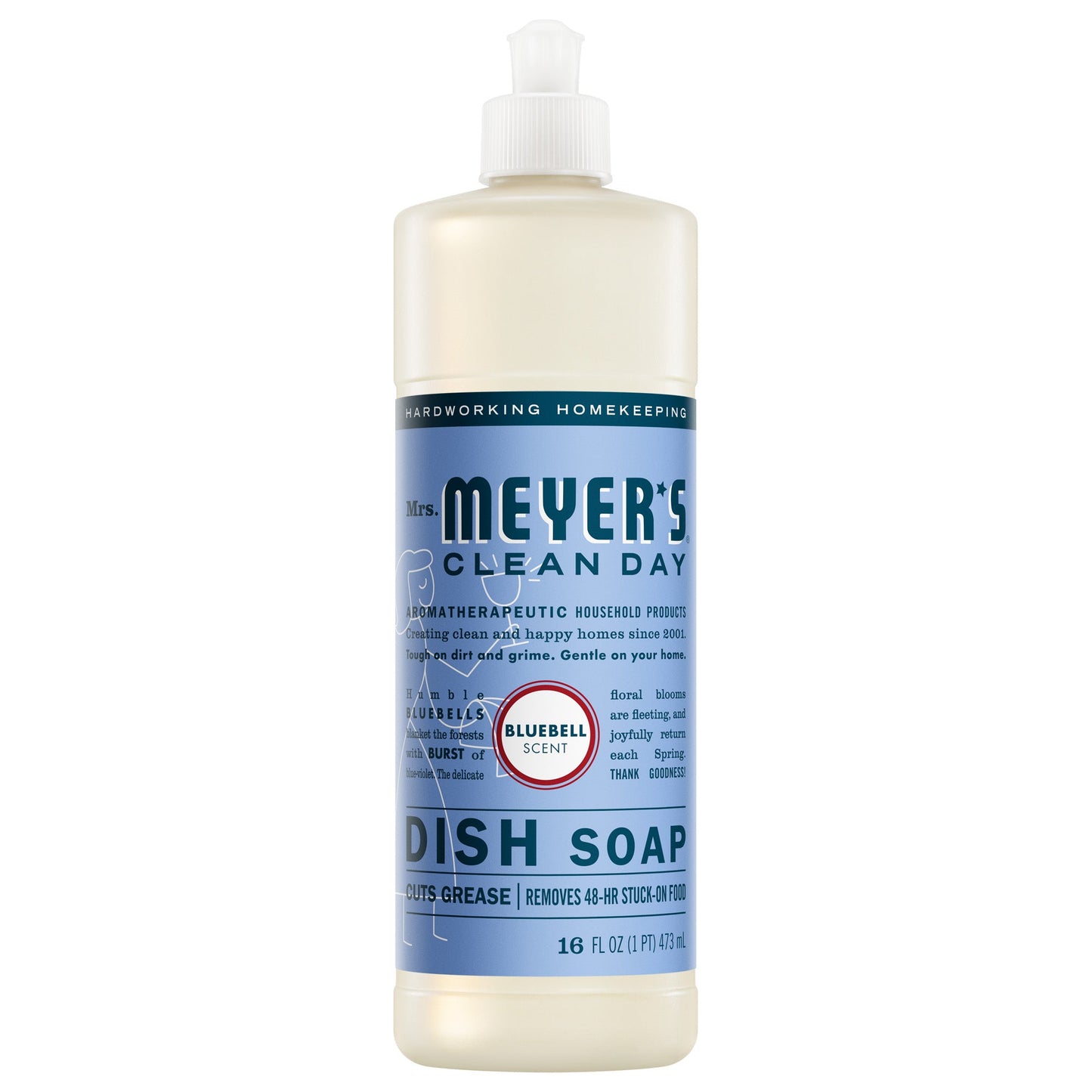 Mrs. Meyers Bluebell Dish Soap - for Dishwashing