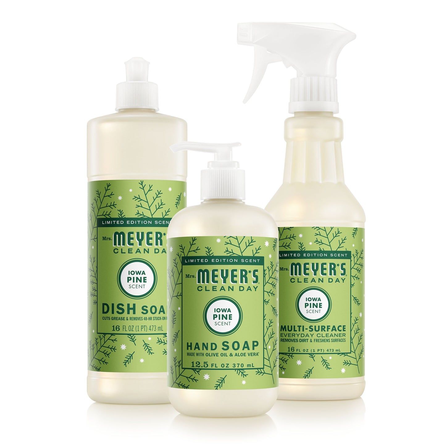 Mrs. Meyers Iowa Pine Kitchen Basics Set - for Hand Care