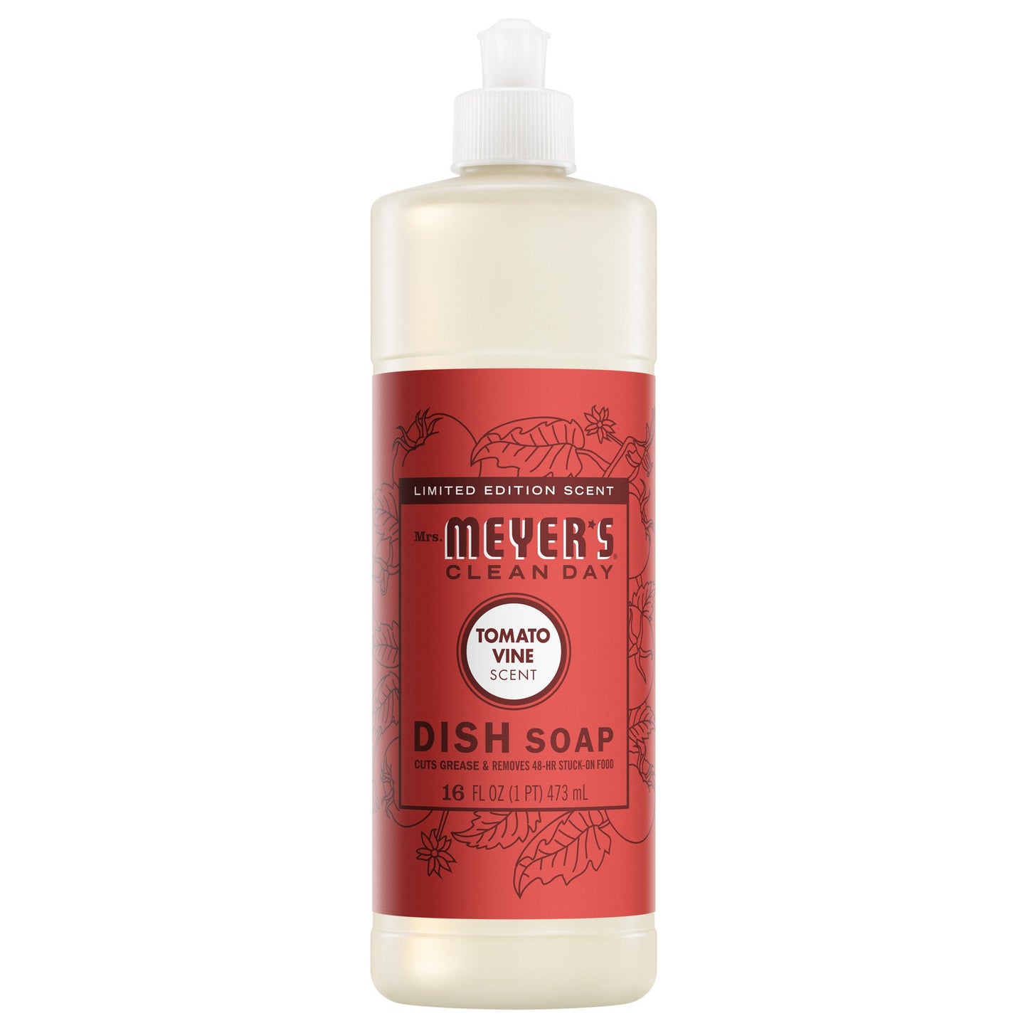 Mrs. Meyers Tomato Vine Dish Soap - Dish Care - for Dishwashing