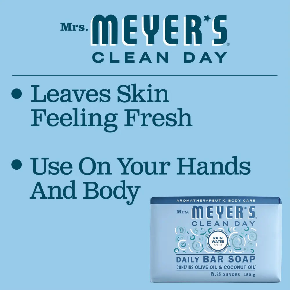 Mrs. Meyers Rain Water Daily Bar Soap - for Body Care