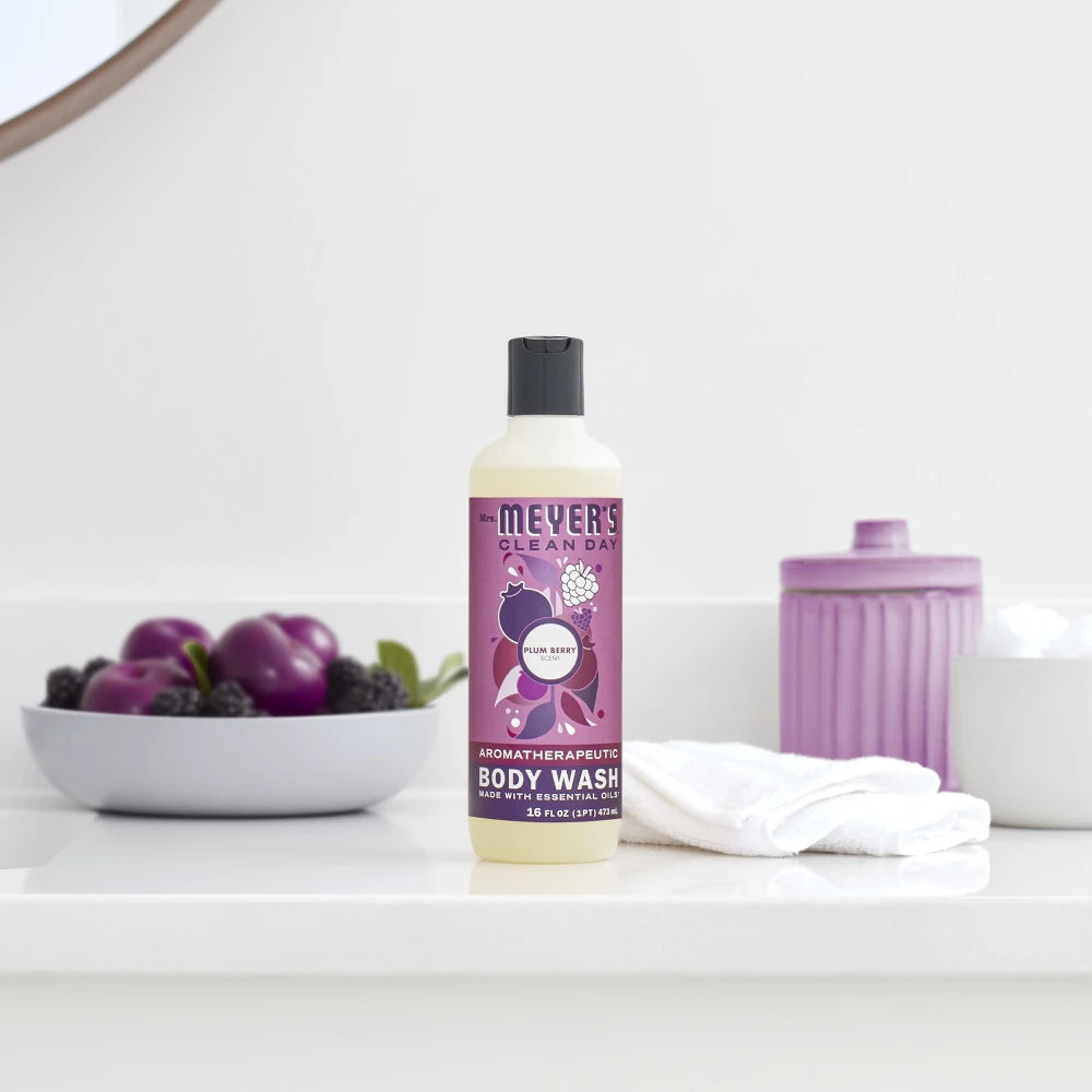 Mrs. Meyers Plum Berry Body Wash - for Body Care
