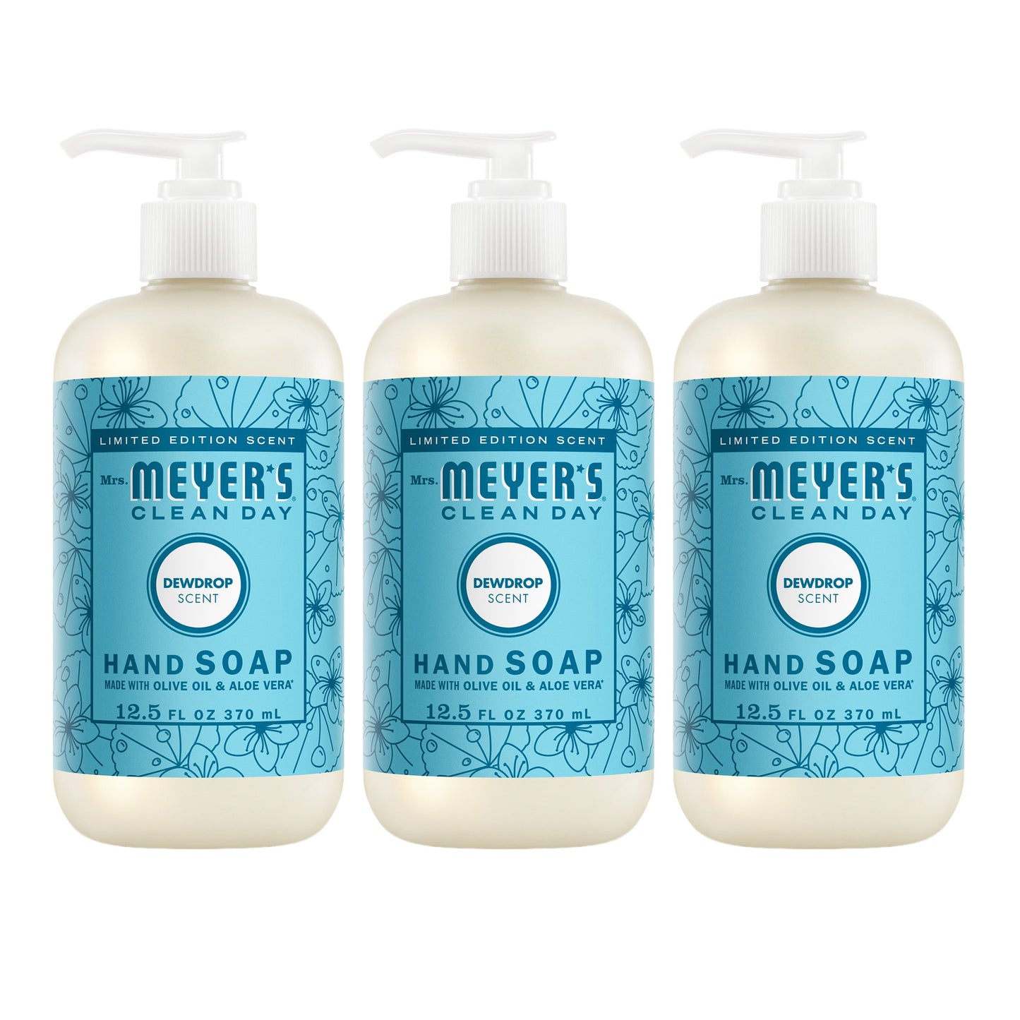 Dewdrop Liquid Hand Soap 3 - count Bundle - for Hand Care