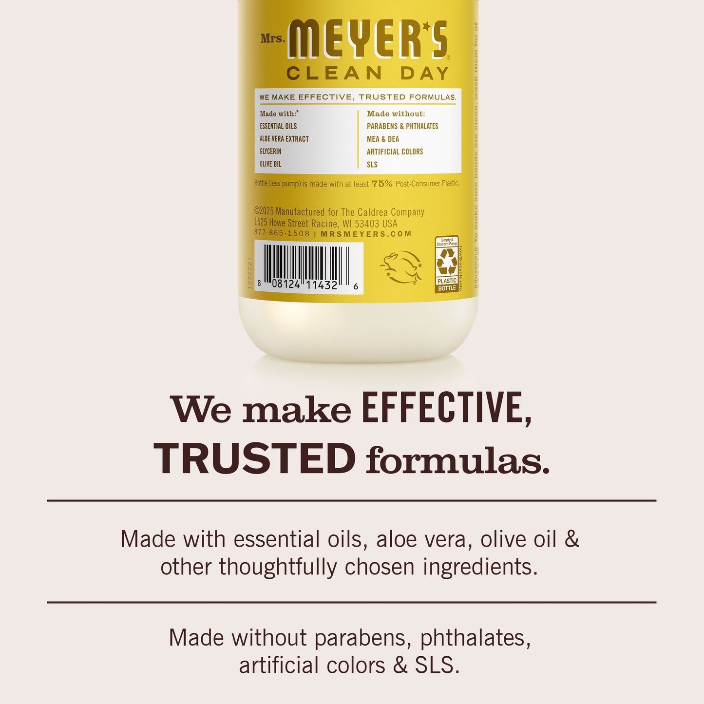 Mrs. Meyers Daisy Liquid Hand Soap 3 - count Bundle - for Hand Care