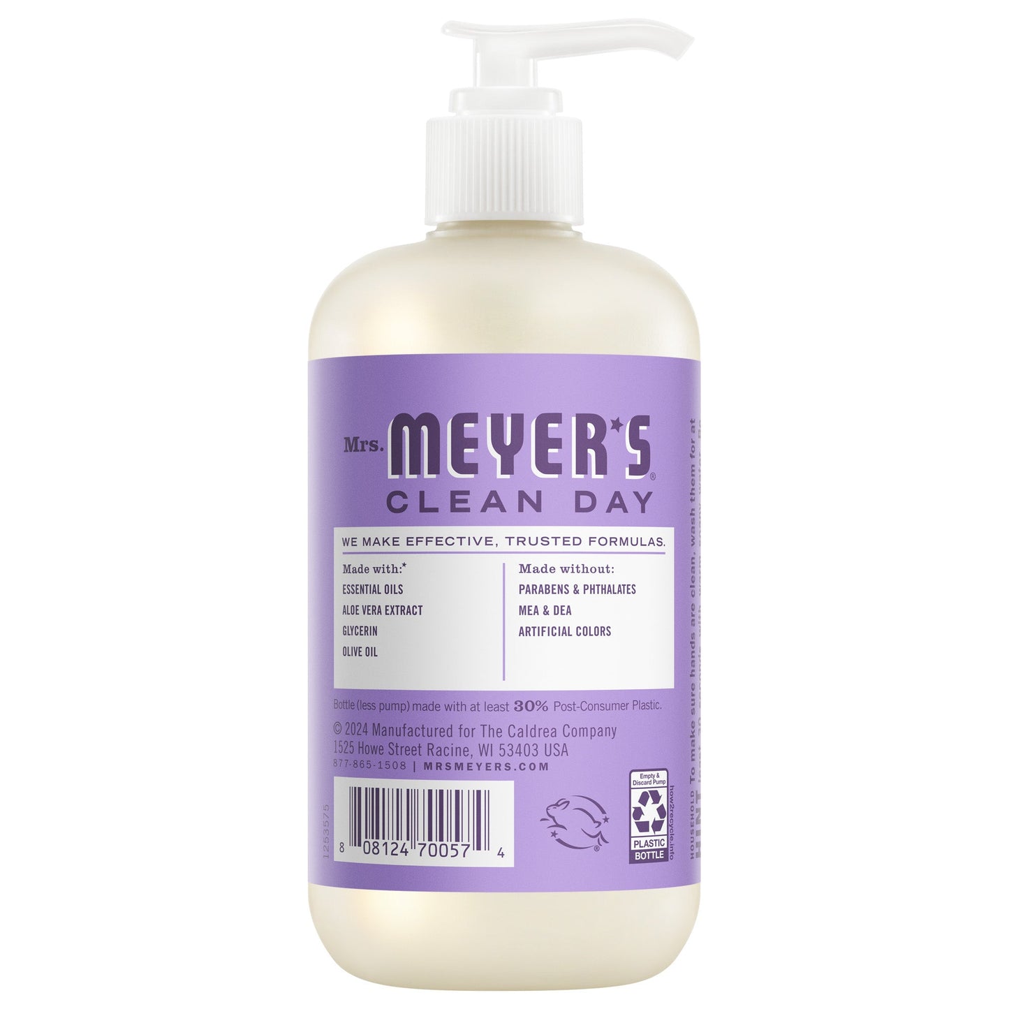 Mrs. Meyers Lilac Liquid Hand Soap 3 - count Bundle - for Hand Care