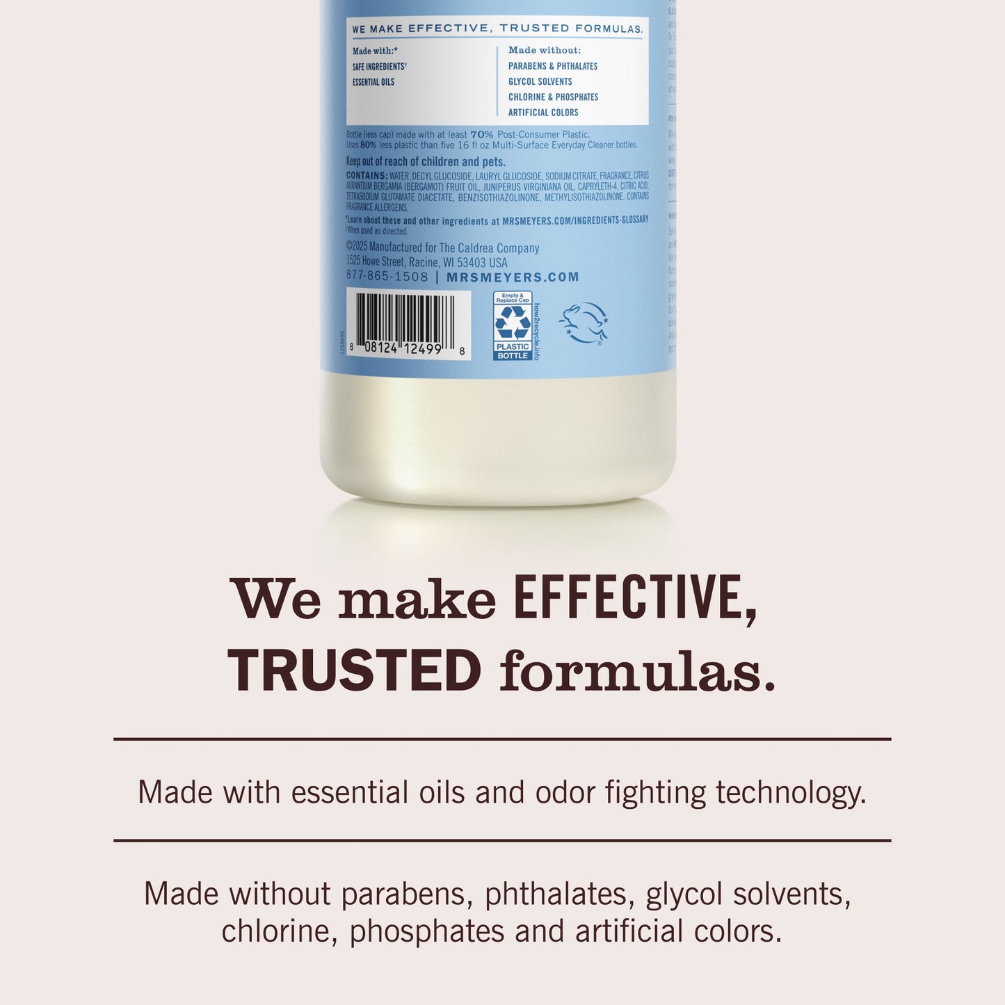Rain Water Multi - Surface Concentrate - for Easy Refilling