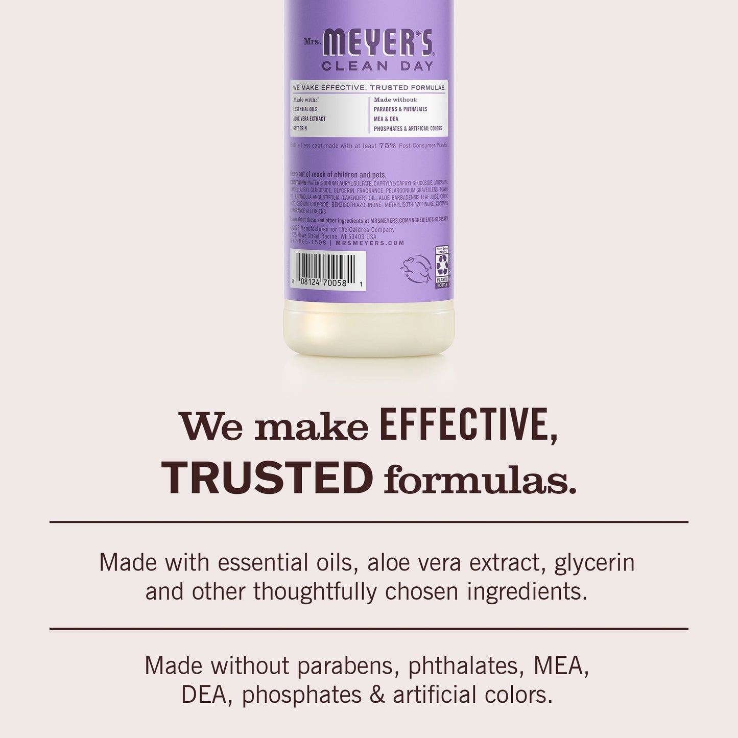 Lilac Dish Soap Mrs. Meyers - for Dishwashing