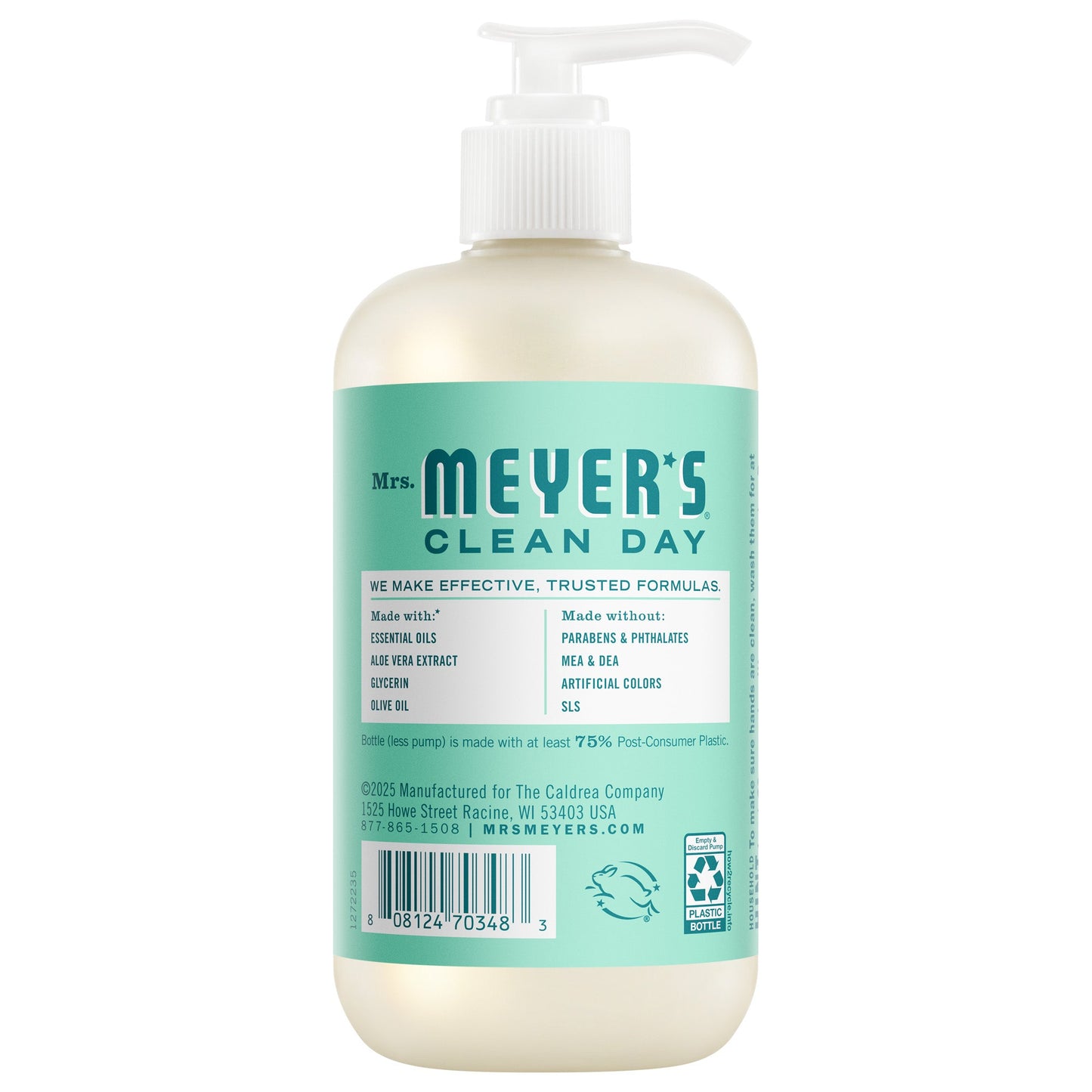 Mrs. Meyers Mint Liquid Hand Soap - for Hand Care