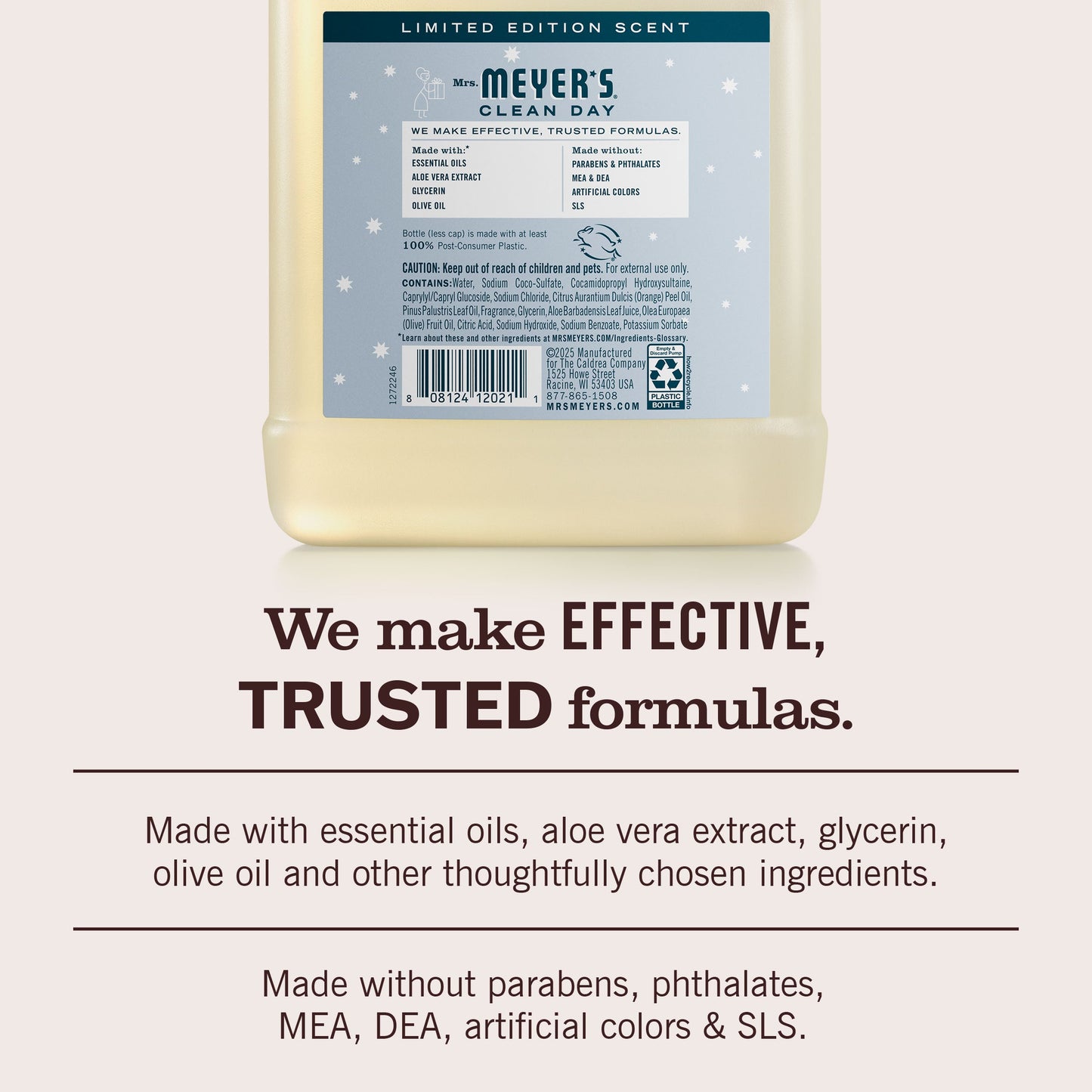 Mrs. Meyers Snowdrop Liquid Hand Soap Refill - for Hand Care