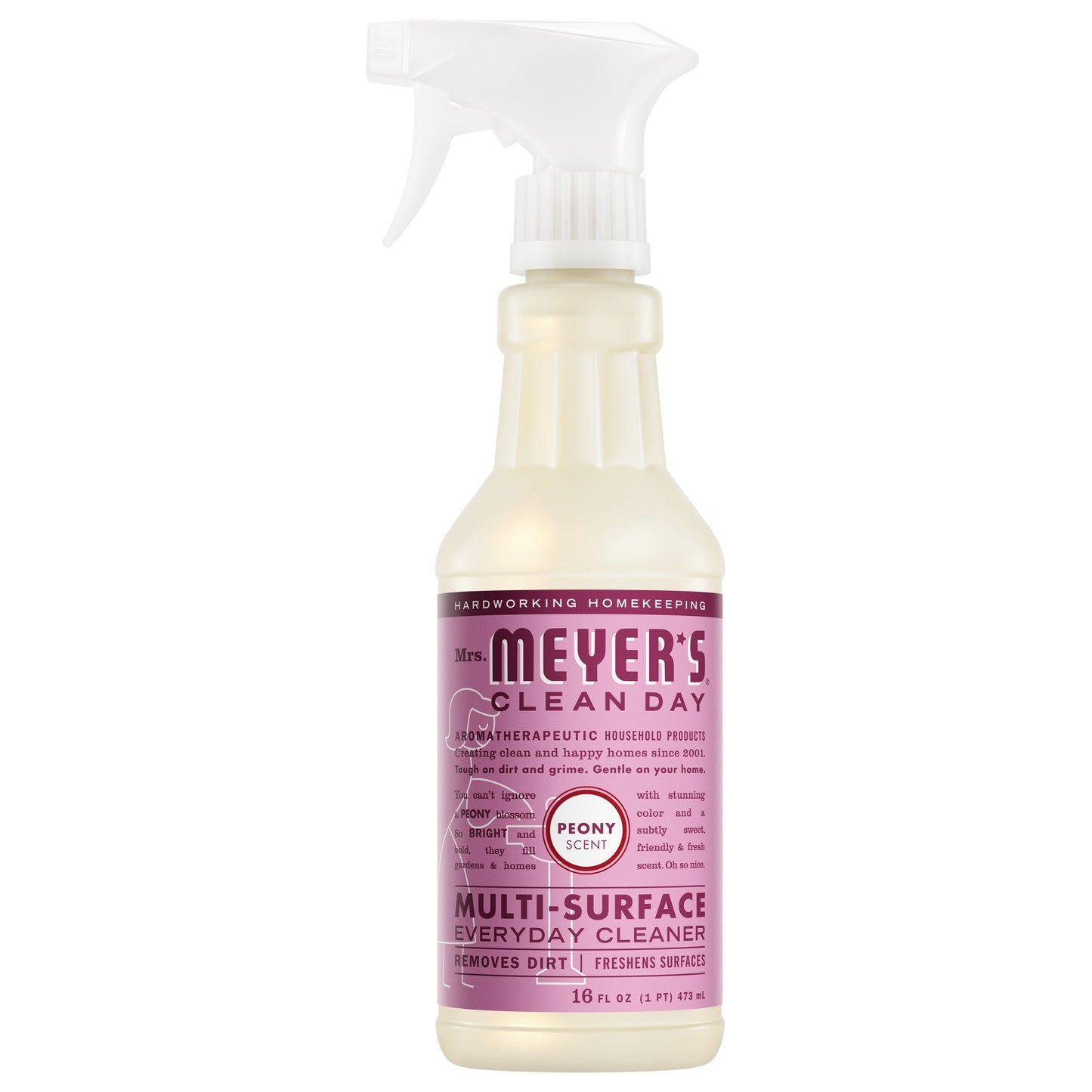 Mrs. Meyers Peony Multi - Surface Everyday Cleaner - for Home Cleaning