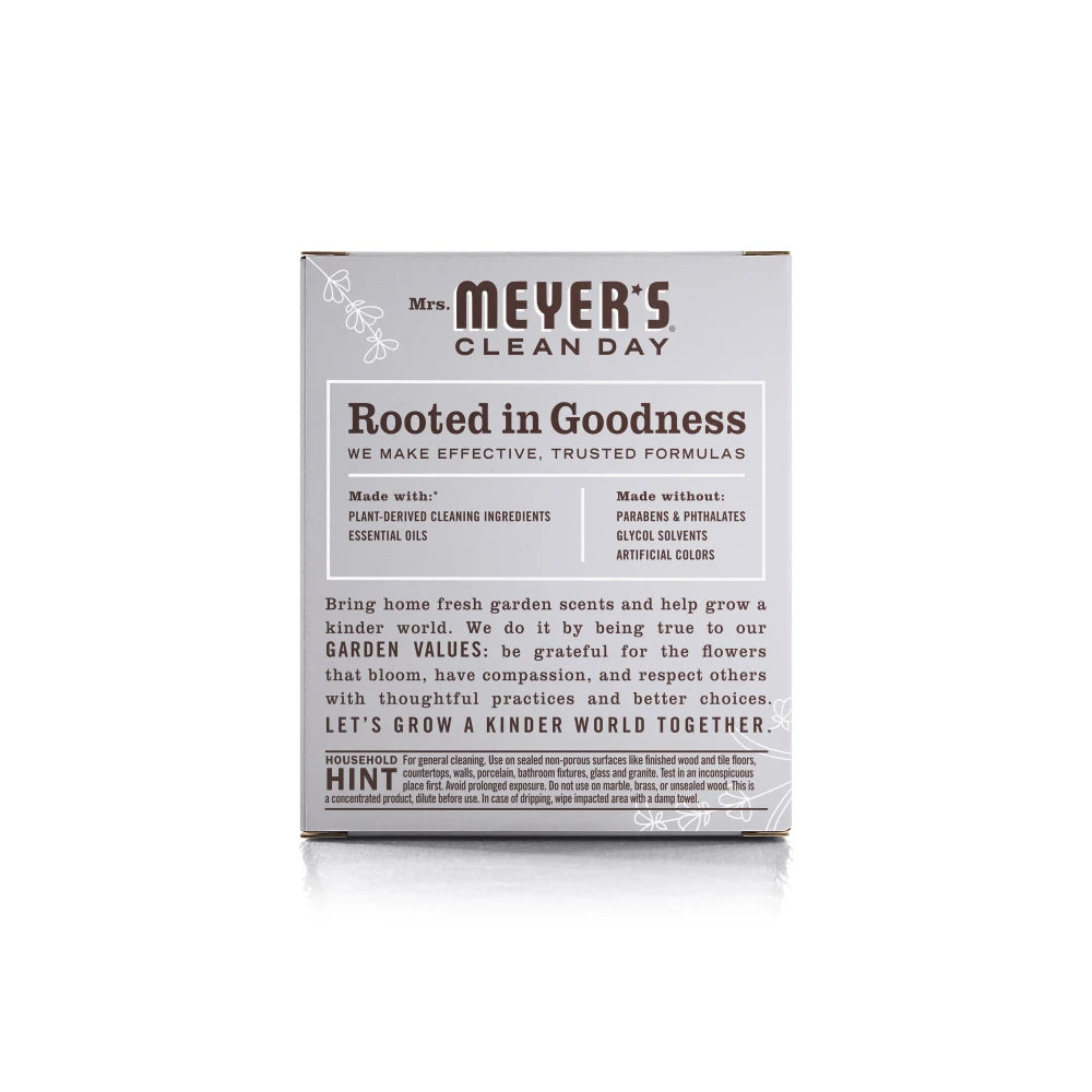 Mrs Meyers Lavender Multi - Surface Everyday Cleaner Concentrate Refill 2 - Pack - for Easy Refilling