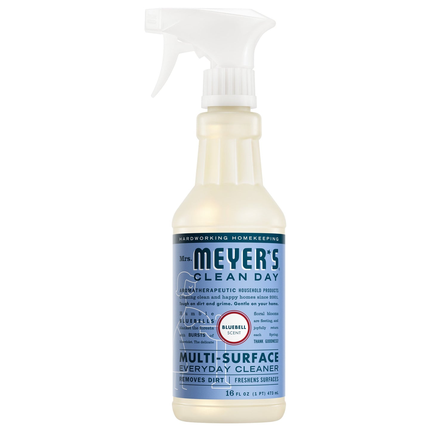 Mrs. Meyers Bluebell Multi - Surface Everyday Cleaner - for Home Cleaning